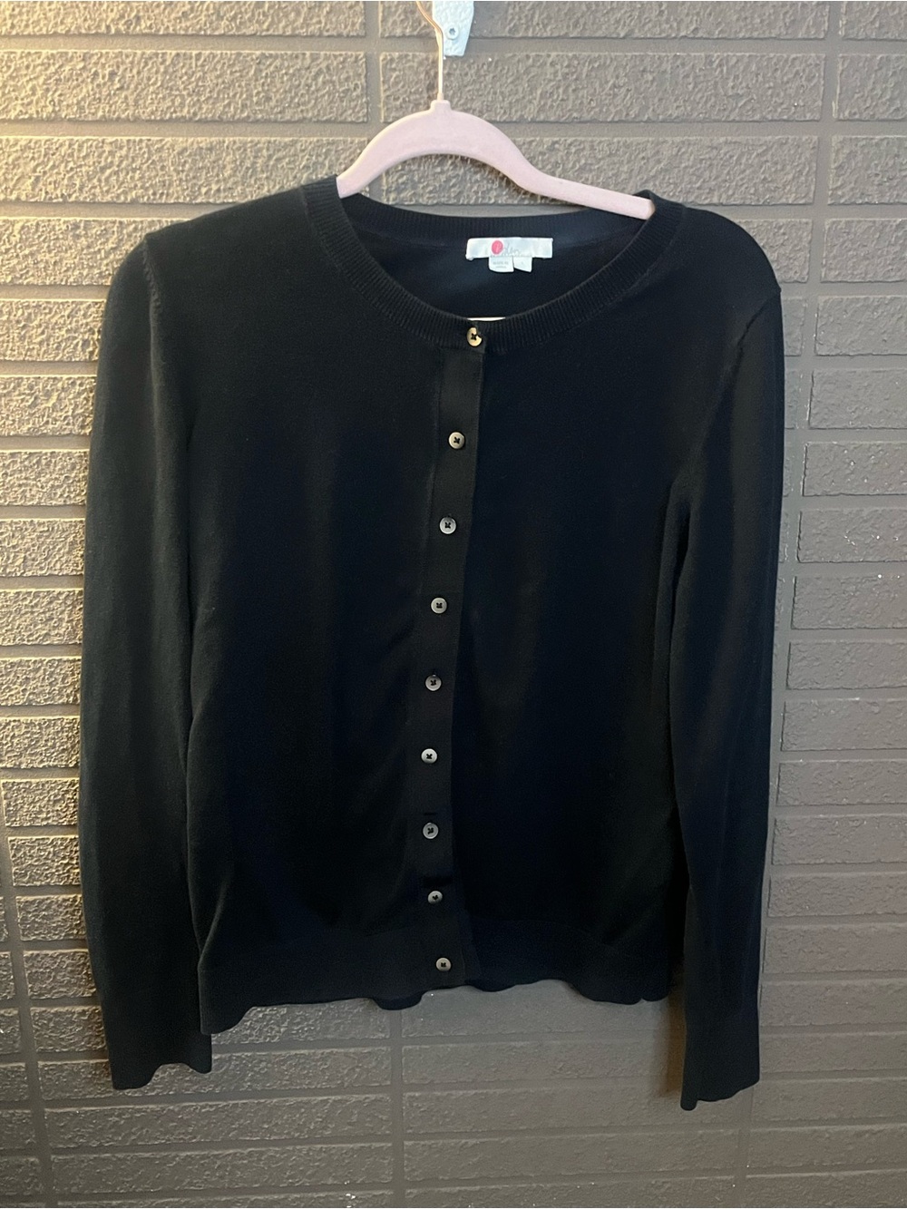 Boden Black Button-Front Women's Cardigan